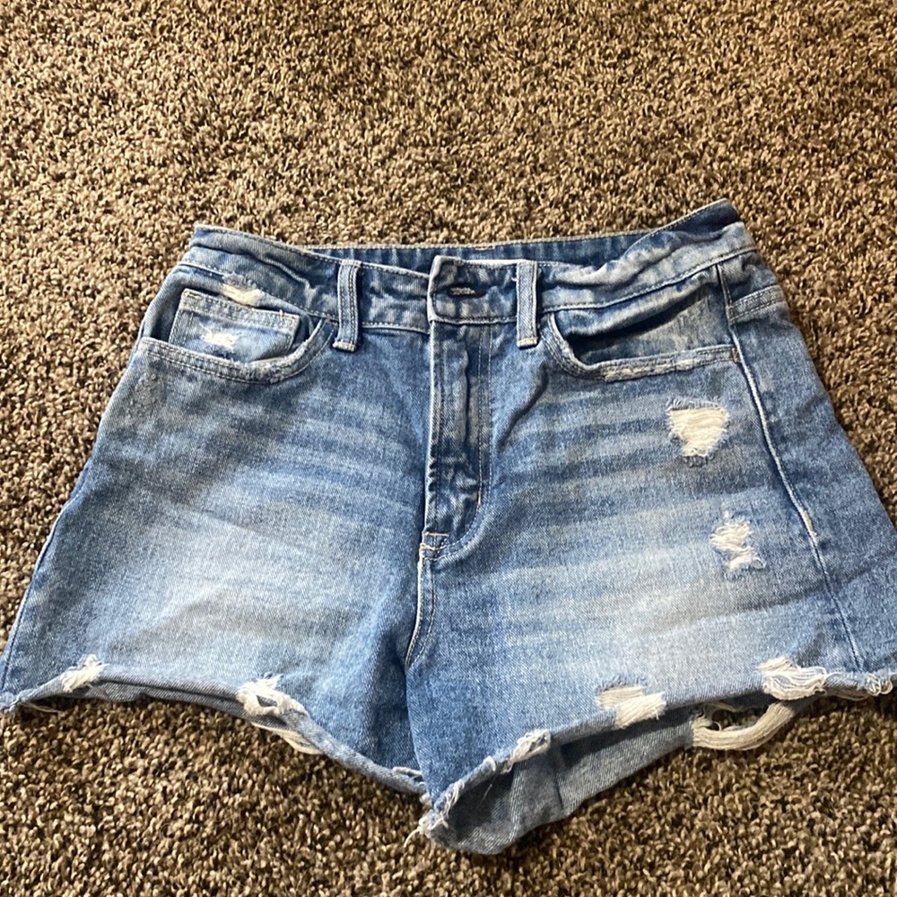 Flying money high waisted shorts